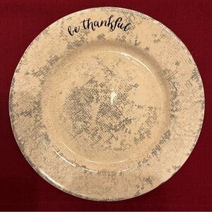 Be Thankful Decor Plate. 7-3/4” lovely plate.